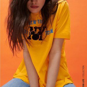 Zara ©Disney Yellow Sequined Mickey Mouse Shirt